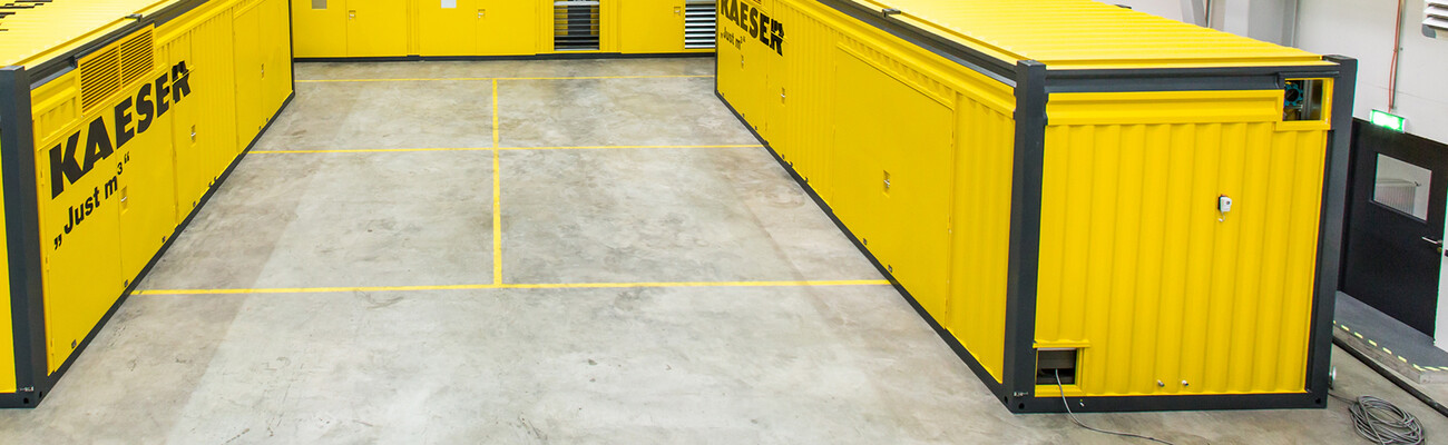 Модульні компресорні станції від Kaeser Kompressoren в м. Лінц.
