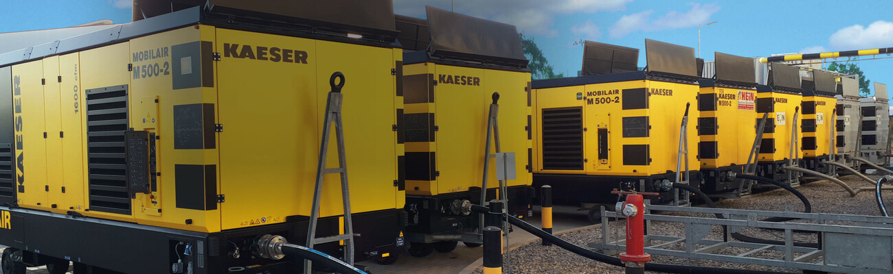 Десять установок MOBILAIR M500 для виробництва азоту.