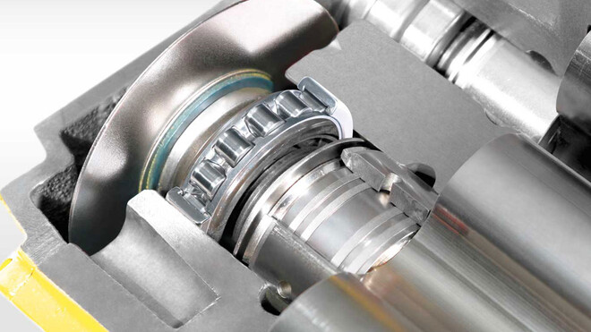 Ротаційні повітродувки з надзвичайно міцними підшипниками.