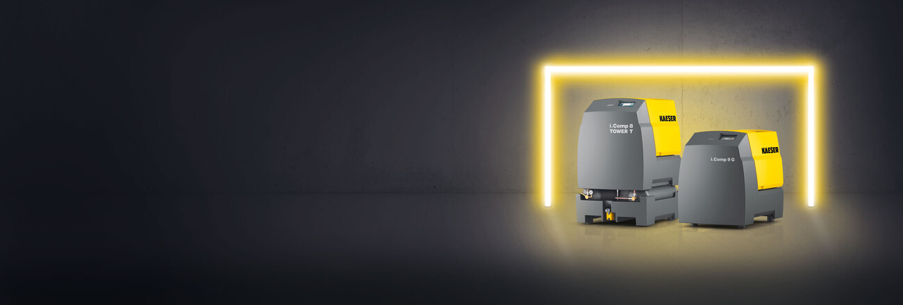 Нова поршнева компресорна станція i.Comp 8 і i.Comp 9 від Kaeser Kompressoren.