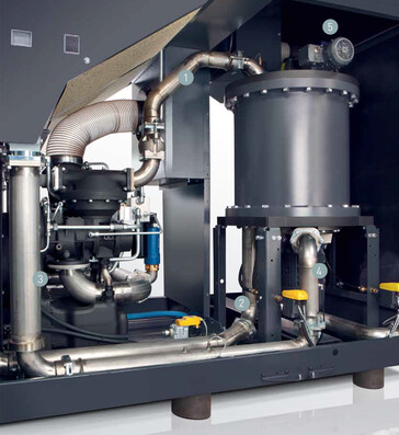 Схема монтажу ротаційного осушувача i.HOC