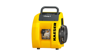 Портативна версія поршневого компресора i.Comp 3 від Kaeser Kompressoren.