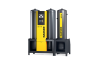 Адсорбційний осушувач в комбінації адсорбером з активованим вугіллям з для отримання технічно безмасляного стисненого повітря.